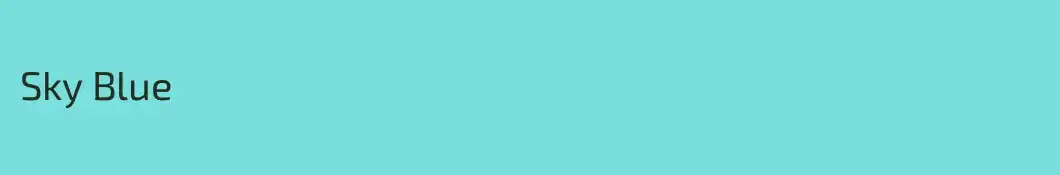 Sky Blue